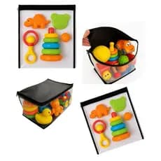 Kit Organizador Multiuso Porta Treco De Brinquedo Com Ziper