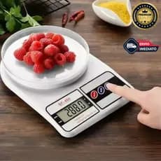 Balança De Cozinha Digital Alta Precisão Nutrição 10 Kg Alimentos Comida Confeitaria