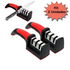 Amolador De Faca e Tesoura Profissional Inox Afiador
