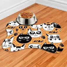 Tapete Para Comedouro PET - Ossinho - 46x31