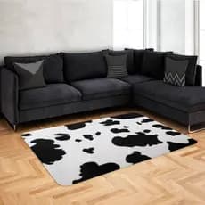 Tapete para Sala 69x118 /AN PRINT REALISTIC VACA Grande moderno