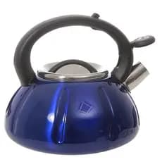 Chaleira Inox COM APITO 1,7litros revestido camada tripla aço inox -Compatível com todos os tipos