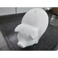cofre de gesso porquinho para pintura artesanato