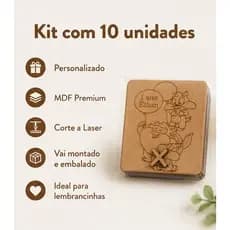 Kit c/ 10 jogos da velha MONTADO E EMBALADO, Personalizado em MDF, lembrancinhas de aniversário/Brindes!