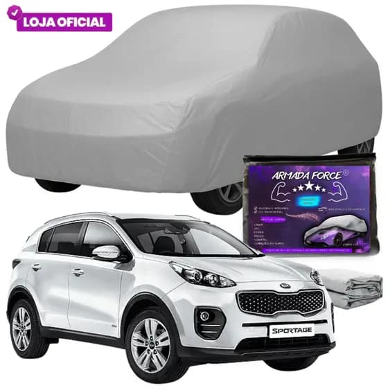 Capa Cobrir Kia Sportage ARMADA FORCE Impermeável 100% Sem Forro Protege Sol Chuva Poeira Anti-UV