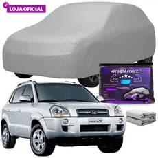 Capa Cobrir Carro TUCSON ANTIGA ARMADA FORCE 100% Impermeável S/F Protege Sol Chuva Poeira Anti-UV