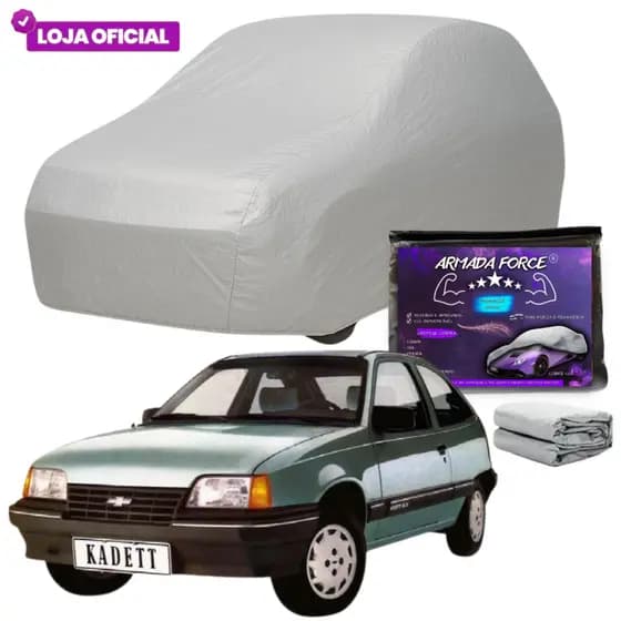 Capa Cobrir Carro KADETT 100% Forrada Armada Force 100% Impermeável Protege Sol Chuva Poeira Anti UV