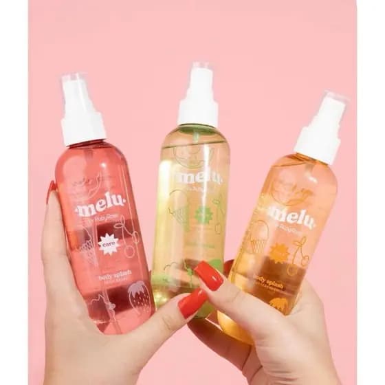Body Splash Hidrata Fixa e Perfuma a Pele Melu - Fruit Salad e Buttercream - Ruby Rose
