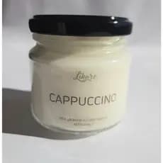 Vela Aromática Vegetal Perfumada Cappuccino 140g Pote Likare