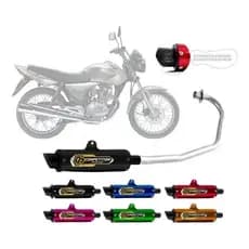 Escapamento Competition Titan 125 Esd 2000 2001 2002 2003 2004 Fan 125 2004 a 2008