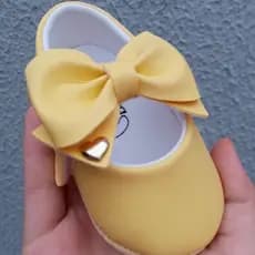 Sapatilha Sapatinho De Bebe Recém Nascido Muito Lindas E Fofas De Batizado De Princesa De Bonequinha
