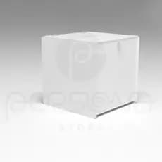 Urna Quadrada Branca - 20cm