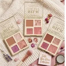 Paleta de Contorno Blush e Iluminador Silk Skin Ruby Rose HBM 1003