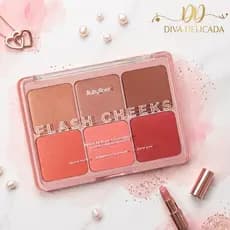 Paleta de Blush e Iluminador Flash Cheeks Ruby Rose