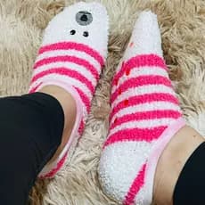 1-6 pares de meias infantis de pelúcia antiderrapantes com estampa de desenho animado para meninos e meninas