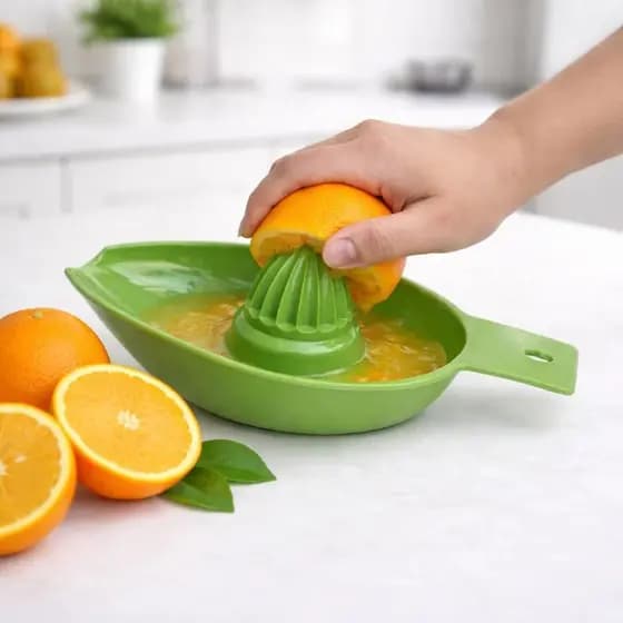 Espremedor de Frutas Manual - Plástico Colorido, Prático e Versátil, Resistente e Durável