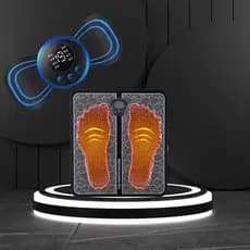 Kit Mini Massageador Elétrico Portátil Recarregável Alívio Dor Muscular Adesivo Massagem Corpo Ombro E massageador de pé_