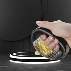 Espremedor Amassador Triturador De Alho Inox Manual Cozinha Garlic Press_