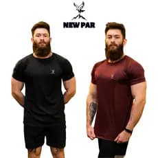 Kit 2 Camiseta Masculina Dry Fit Treino Academia Esporte Corrida