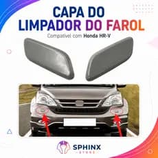 Capa do limpador de farol para Honda HRV H-RV HR-V tampinha limpador farol