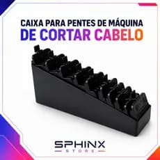 Suporte para Pentes de Máquina de Cortar Cabelo barbearia organizador