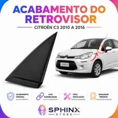 Acabamento retrovisor para-lamas Citroen C3