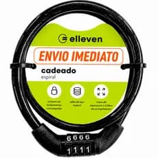 Cadeado Espiral Elleven com Segredo 8mm x 65cm – Segurança Sem Chave