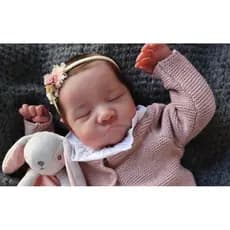 Boneca Reborn Realista 48cm em Vinil Siliconado com Roupinha e Acessórios – Frete Grátis