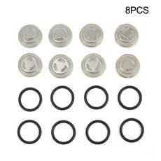8pcs 18mm Motocicleta Bicicleta Freio Cilindro Mestre Reservatório Visão Vidro Len Junta