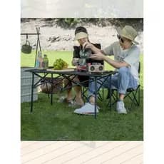 Mesa Dobrável Portátil Camping Churrasco Praia Compacta Leve Resistente