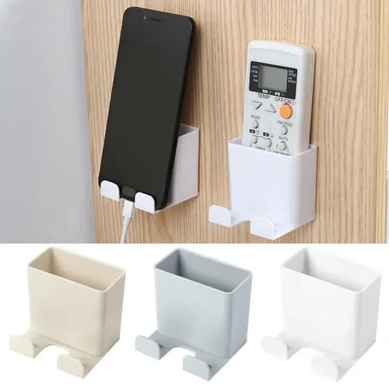 1PÇ Suporte para Controle Remoto Prático / Porta-Controle de Smart TV para Parede de Casa Porta canetas