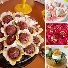 40 Forminhas Flor Style Bali Decorada para Doces Finos Docinhos Brigadeiros - Diversas Cores