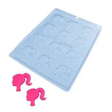 Forma Chocolate APLIQUE BONECA Ref. 10542 Tradicional Simples BWB