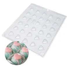 Forma Chocolate Aplique CORAÇÃO MINI Cod. 242 Tradicional Simples BWB