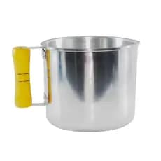 Canecão Pequeno De Aluminio N 16 Cabo De Madeira 2.7 Litros Com Orla