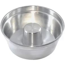 Forma De Bolo Padaria Pudim N 26 cm Assadeira Grande Com Cone Aluminio