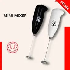 Misturador Mini Mixer Batedor Elétrico Portatil para Clara de Ovos Capuccino Shake Bebidas a Pilha