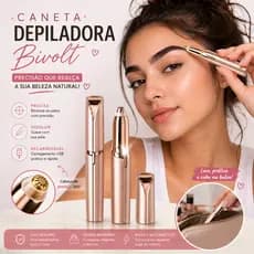 Caneta Depiladora Portátil  Elétrica | Sobrancelha Buço Rosto | USB Recarregável | Feminino Barbeador | Cores Aleatórias