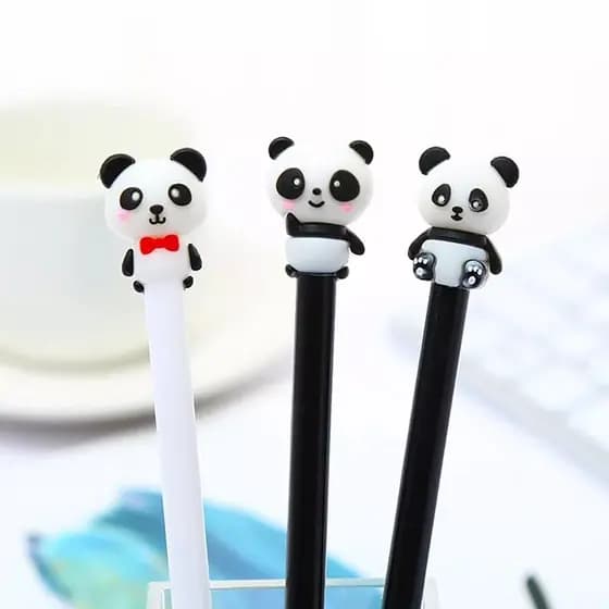 Caneta Panda - Caneta Fofa
