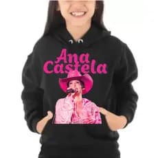 Moletom Infantil Ana Castela Boiadeira Blusa Capuz Frio Agasalho