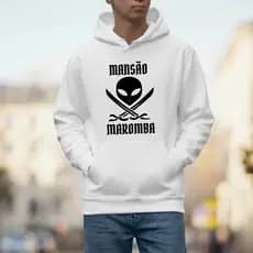 Moletom Canguru Mansão Maromba Plus Size Lançamento Capuz Inverno Casaco Frio Algodão Confortável