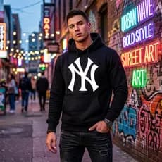 Moletom Canguru New York Plus Size  Lançamento Capuz Inverno Casaco Frio Algodão Confortável