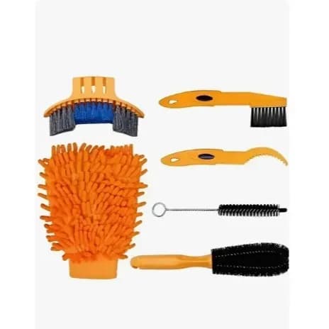 Kit Escovas de Limpeza para Bicicleta MTB e Speed Cylion 6 Peças