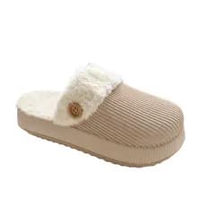 Pantufa Chinelo Pelo Nuvem Plataforma Babuche Anatomico Macio Inverno BGX81x