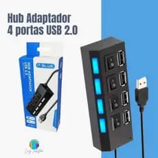 Hub Adaptador 4 Portas USB