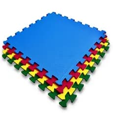 Kit 10 Tapetes Tatame Eva Premium Bebe Infantil Colorido 50x50 10mm Envio Imediato