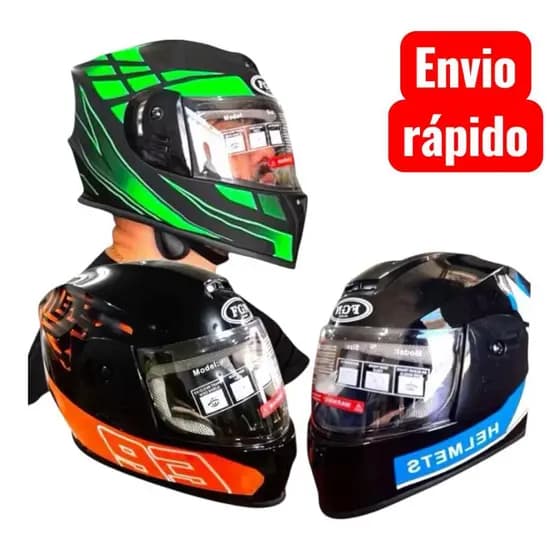 CAPACETE MOTOCICLETA UNISSEX DE MOTO COMPLETO FOUR SEASONS UNIVERSAL PROTETOR ESTILO PROTORK R8