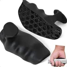 Luva Musculação Max Grip Strap Academia Treino Luva Meio Dos Dedos