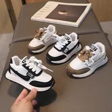 Primavera Outono Novo Estilo Crianças Forrest Gump Shoes Middle Small Children Baby Sports Casual Shoes Meninas Meninas