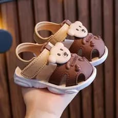 Sapatos infantis antiderrapantes com sola macia para bebês de 0 a 1 a 2 anos